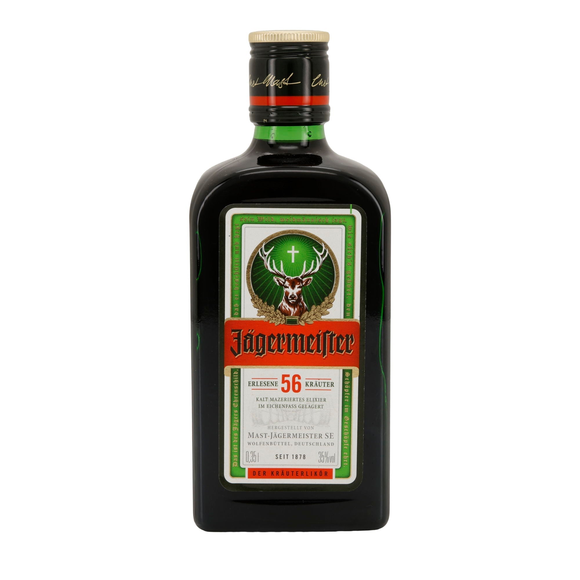 Jägermeister | Kräuterlikör | 56 Kräuter | 35 % vol | 350 ml Jägermeister